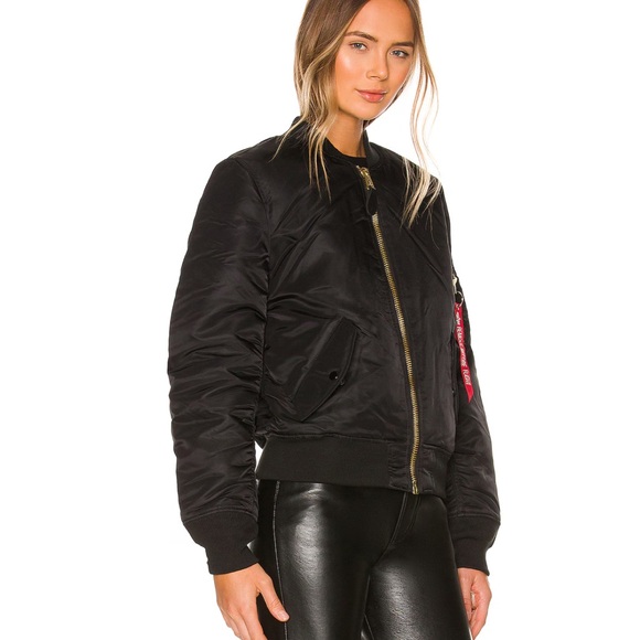 Alpha Industries Women's Black Bomber Jacket - Picture 3 of 7